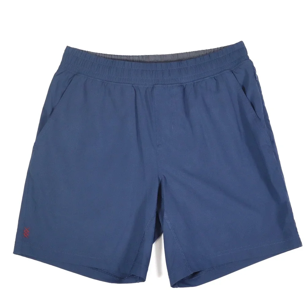 Rhone Mako Shorts Mens Small Blue Linerless 7 Inch Inseam Athletic Gym Training